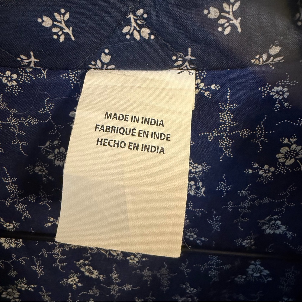 Ralph Lauren Blue Patterned Reversible Quilted Ja… - image 5